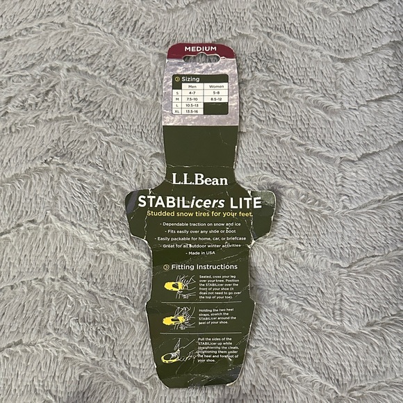 L.L. Bean Black Ice Traction Cleats
Adults' Stabilicers Walk Traction - Picture 2 of 5